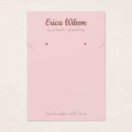 Placa de exibição Dourada do colar de colar rosa-c