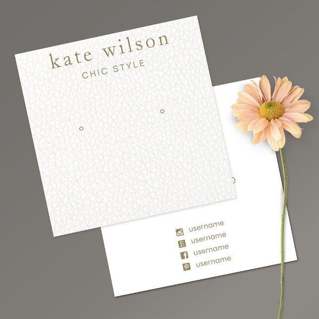 Placa de Exibição Estacionada de Couro Branco (ima (Criador carregado)