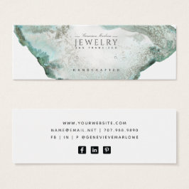 Placa de Exibição Estática de Ângulo Azul Aqua