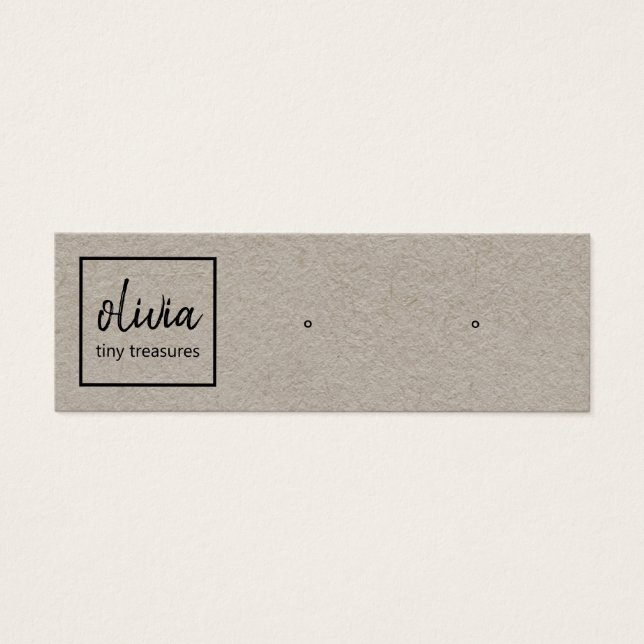 Placa de Exibição Kraft de Arranque de Script (Frente)