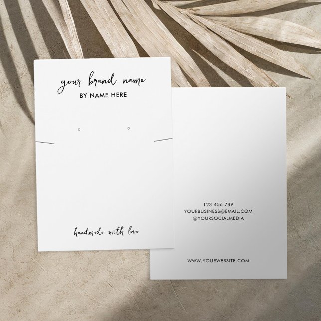 Placa de exibição Mínima de Gravação Branca de Joi (Criador carregado)