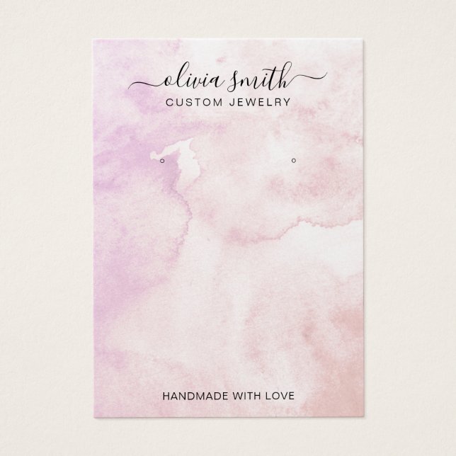 Placa de Exibição Mínima Moderna de Jewelry Waterc (Frente)