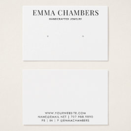 Placa de exibição mínima moderna de preto branco