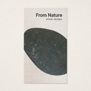 Placa de exibição Mínima Preta Stone Earrando