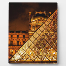 Placa De Exibição O Louvre