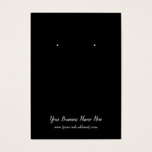 Placa de exibição personalizada de preto simples