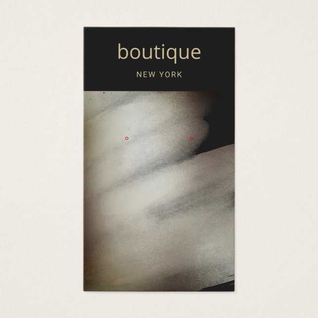 Placa de exibição pintada de bronze preto elegante (Frente)