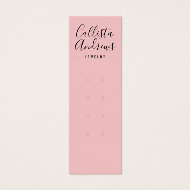 Placa de exibição preto-e-rosa simples com múltipl (Frente)