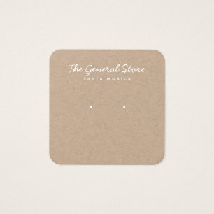 Placa de exibição simples da loja geral Kraft escu