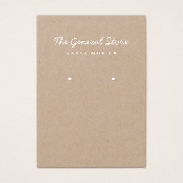 Placa de exibição simples da loja geral Kraft escu