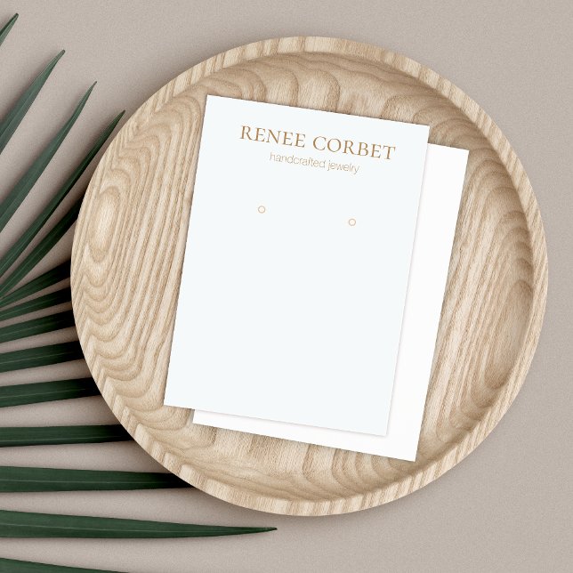 Placa de Exibição Simples de Jewelry Azul (Criador carregado)