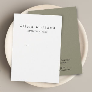 Placa de Exibição Simples e Moderna do Ouvido Verd