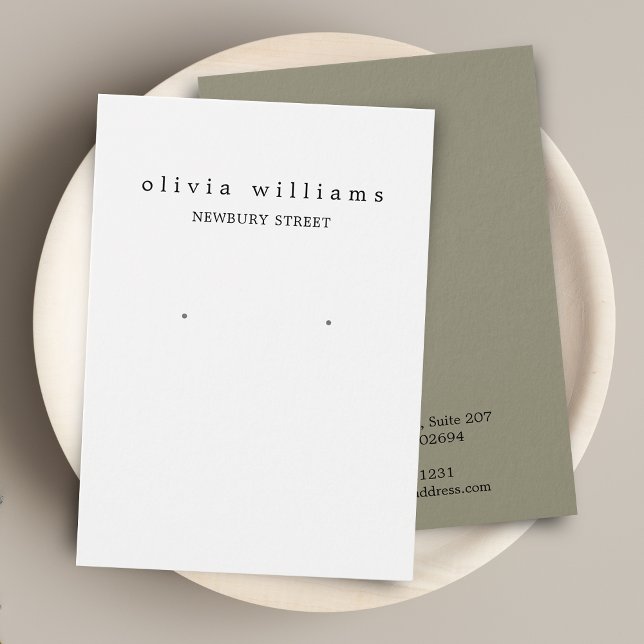 Placa de Exibição Simples e Moderna do Ouvido Verd (Criador carregado)