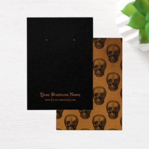 Placa de exibição Skulls Gothic Halloween Earran