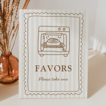 Placa de Favoritos com Bolo no Forno