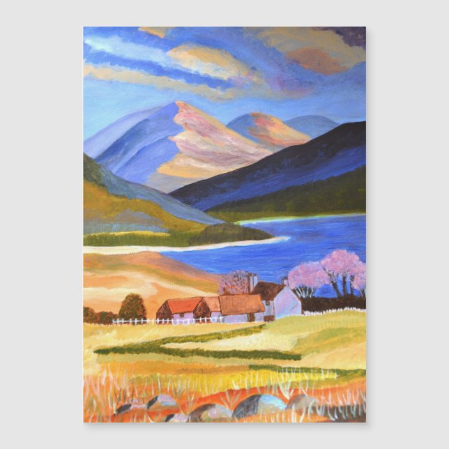 Placa de férias Scottish Highlands 2 (Frente)