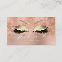 Placa de fidelidade 10 Makeup Lashes Rosa com bril