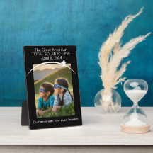 Placa de Foto Eclipse Personalizável