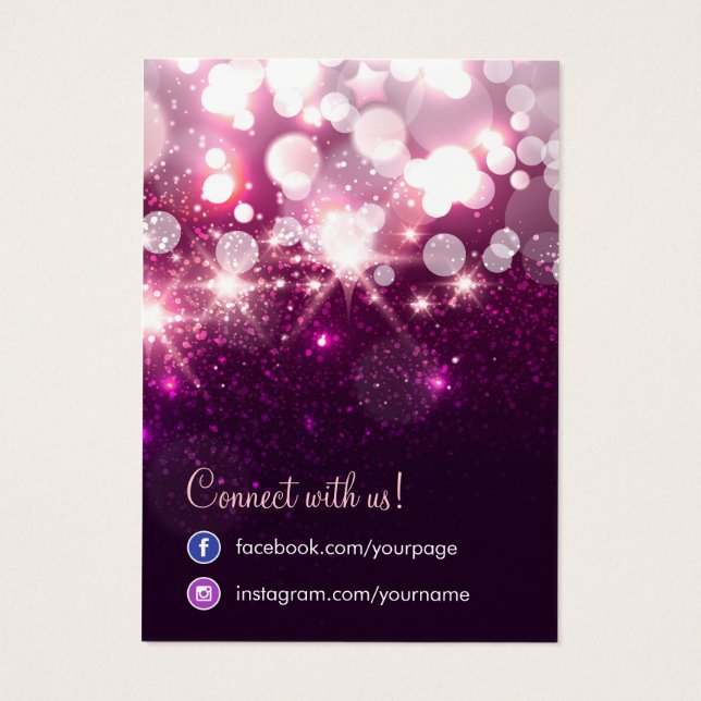 Placa de Gravação de Rede Social Sparkle Trendy Gl (Verso)