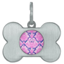 Placa de identificação de animal de estimação Vibr