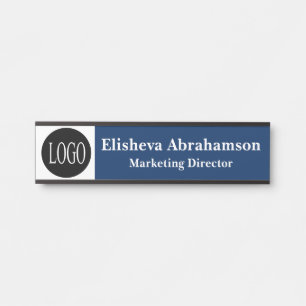 Placa de Identificação de Porta de Escritório Prof