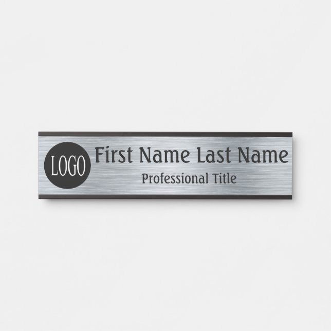 Placa de Identificação para Porta de Escritório co (Frente)