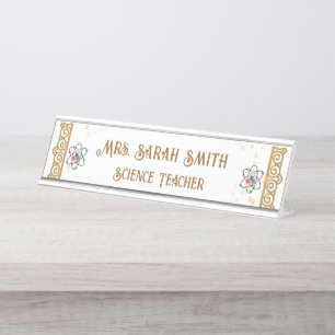 Placa de Identificação Personalizada para Mesa de