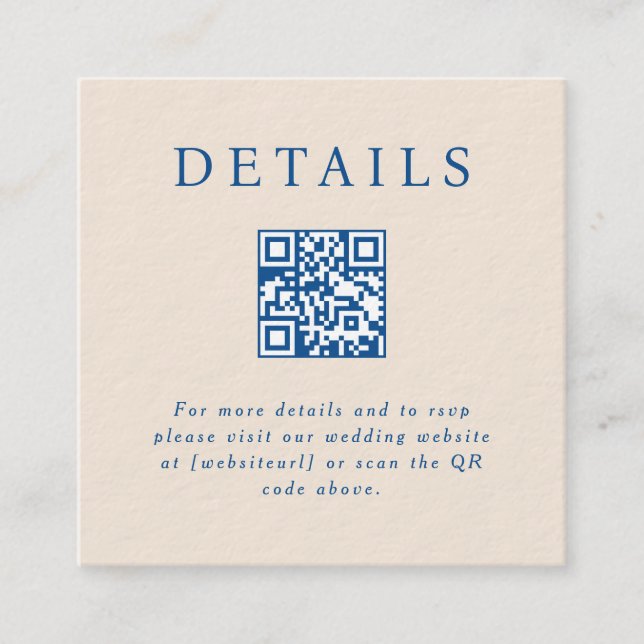 Placa de inserção de código QR Parker (Frente)