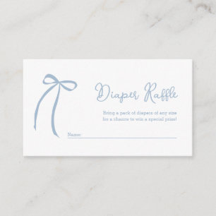 Placa de inserção de Raffle Fralda azul empoeirada