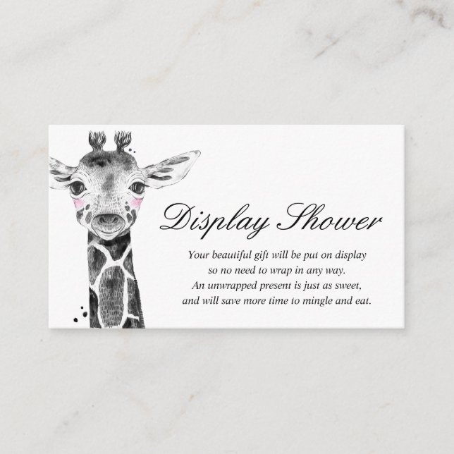 Placa de inserção do Chá de fraldas de exibição (Frente)