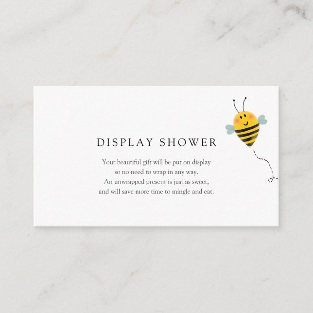 Placa de inserção do Chá de fraldas de exibição Be (Frente)