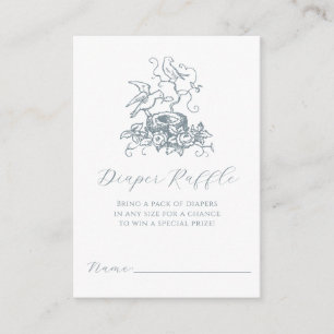 Placa de inserção do Chá de fraldas Raffle da Fral