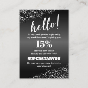 Placa de Inserção do Professional Black White Obri