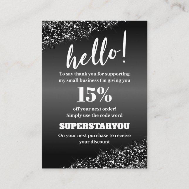 Placa de Inserção do Professional Black White Obri (Frente)