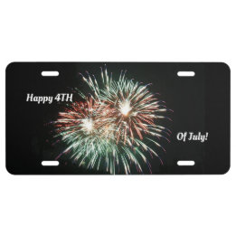 Placa de Licença do Fireworks