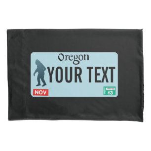 Placa de Licença do Oregon Sasquatch