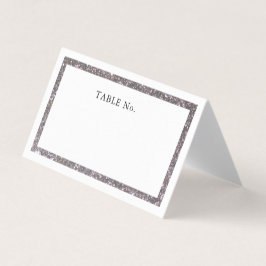 Placa de Local do Vazio de Frame Glitter Silver Fa