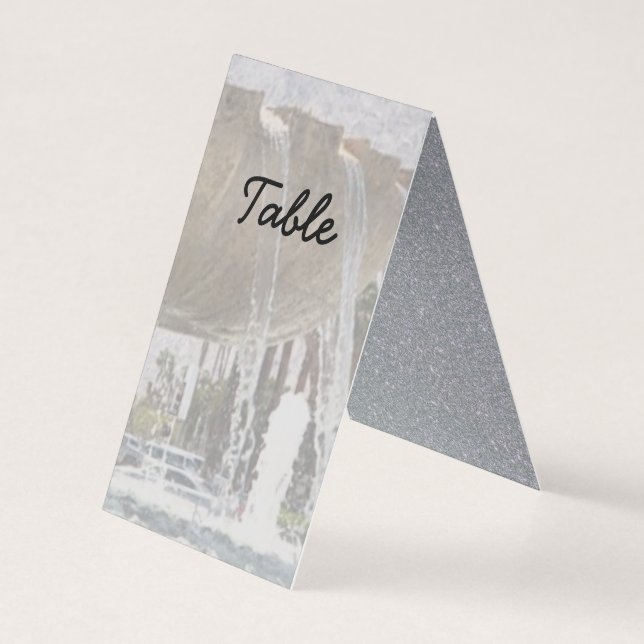 Placa de localização de fonte de água de grande fl (Verso)