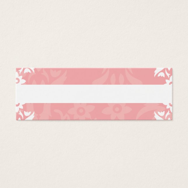 Placa de lugar design n.º 1 - PINK (Frente)