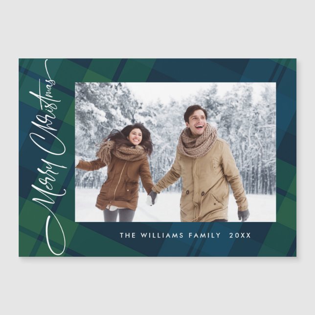 Placa de Magnet FOTO Magnética da Xadrez de Natal  (Frente)