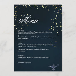 PLACA DE MENU ALADDIN