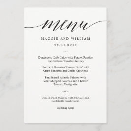 Placa de Menu de Script Moderno