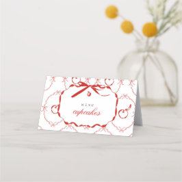 Placa de menu dobrada de etiquetas de Comida e de