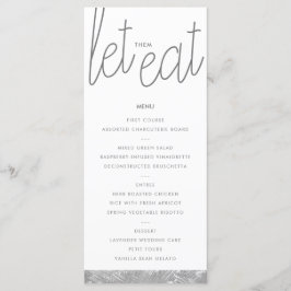 Placa de Menu Personalizada do Traço de Pincel do