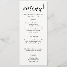 Placa de Menu Rústicos de Ramais