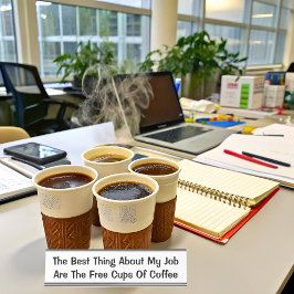 Placa De Mesa A Melhor Coisa Do Meu Trabalho Engraçado Declaraçã