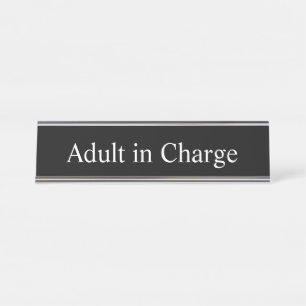 Placa De Mesa Adulto responsável,