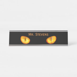 Placa De Mesa Agora Ele Vê-Te Gato Negro
