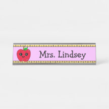 Apple e Régua de Cartoon Personalizadas do Profess