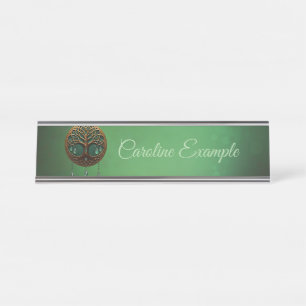 Placa De Mesa Árvore estilizada da vida